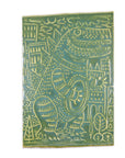 Green Godzilla - Handmade Ceramic tiles