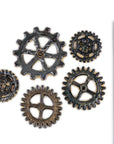 Metallic Gears - Handmade Ceramic tiles
