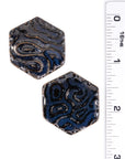 Shiny Metallic Hexagon - Handmade Ceramic tiles