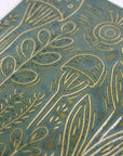 Green Mushroom Forest - Handmade Ceramic tiles