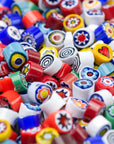7-8mm Assorted Opaques Millefiori - 1 oz.