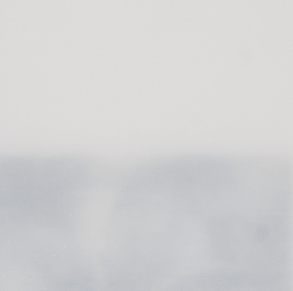 Lacy White Opalescent Bullseye Glass