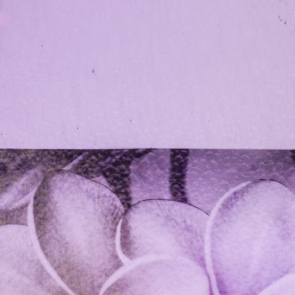 Neo-Lavender Shift Transparent, Iridescent, rainbow Bullseye Glass