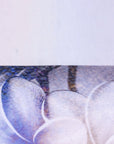 Light Pink Transparent, Iridescent, rainbow Bullseye Glass