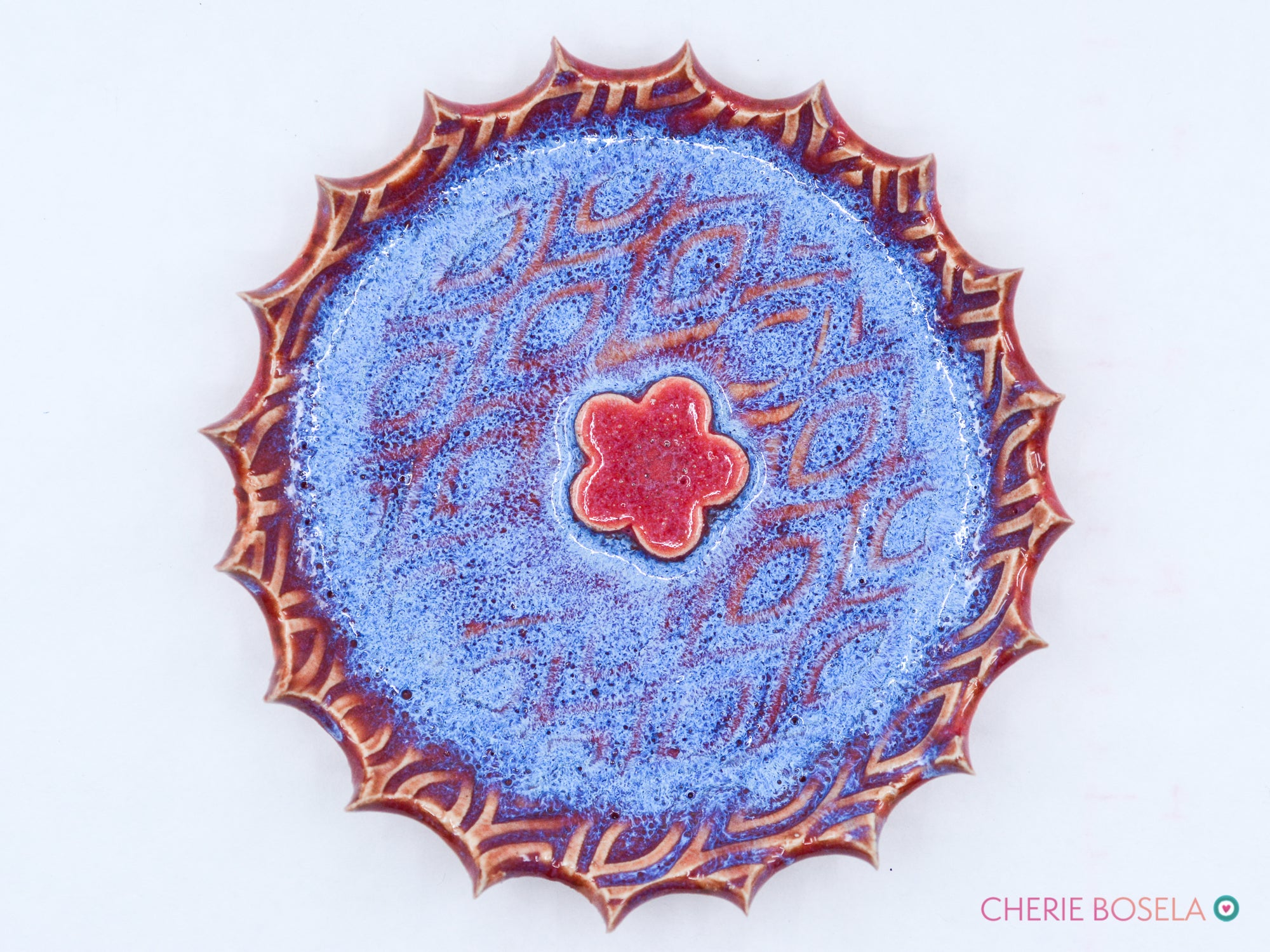 Floral Trinket Dish