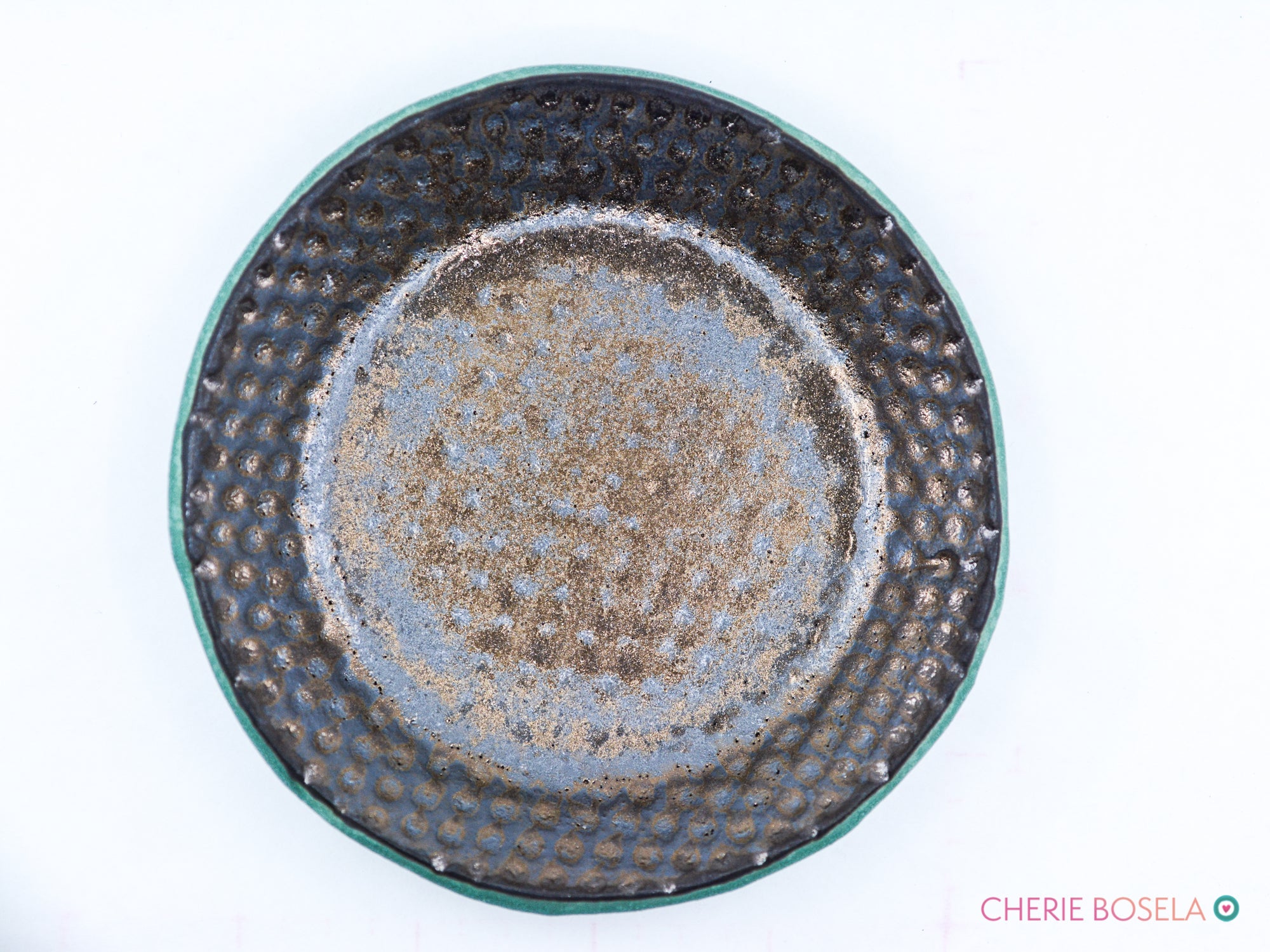 Glittery Gold Trinket Dish