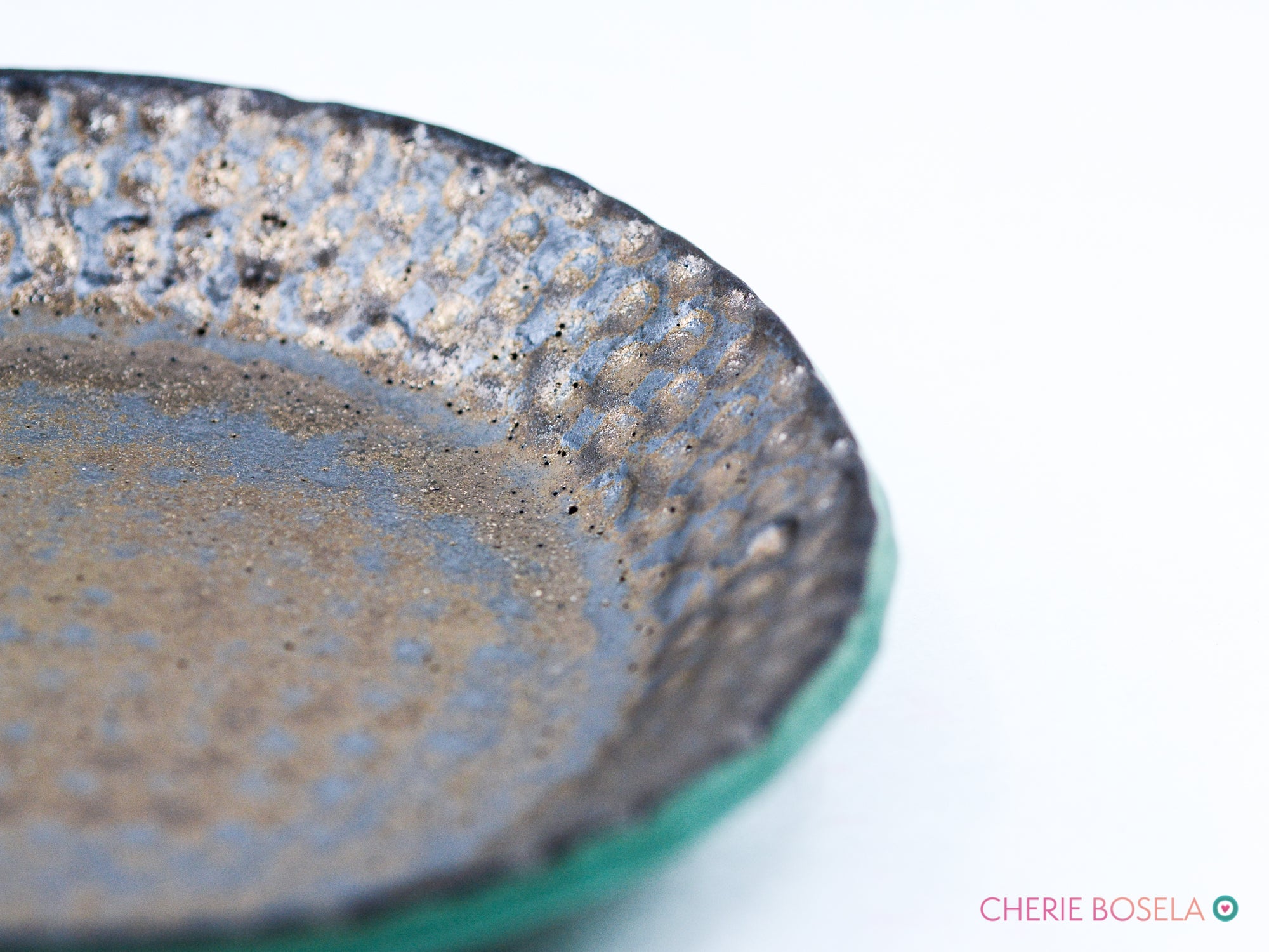 Glittery Gold Trinket Dish