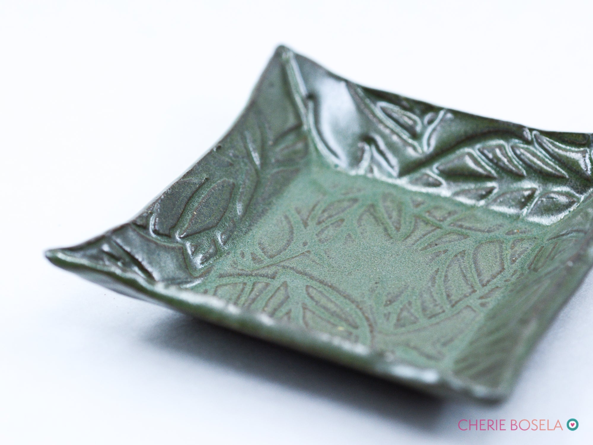 Leafy Green Trinket Dish