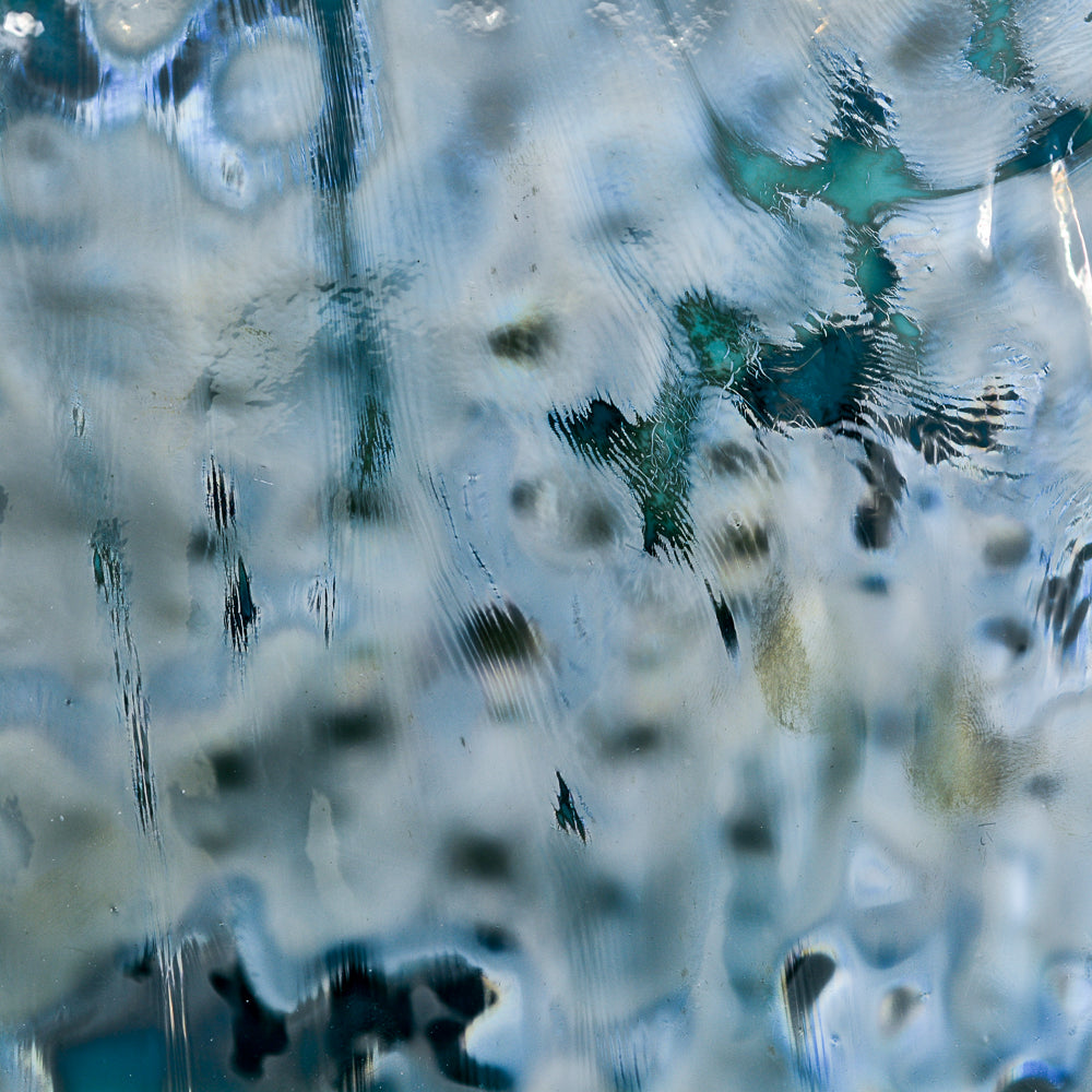 Patina Green Opalescent Mottle