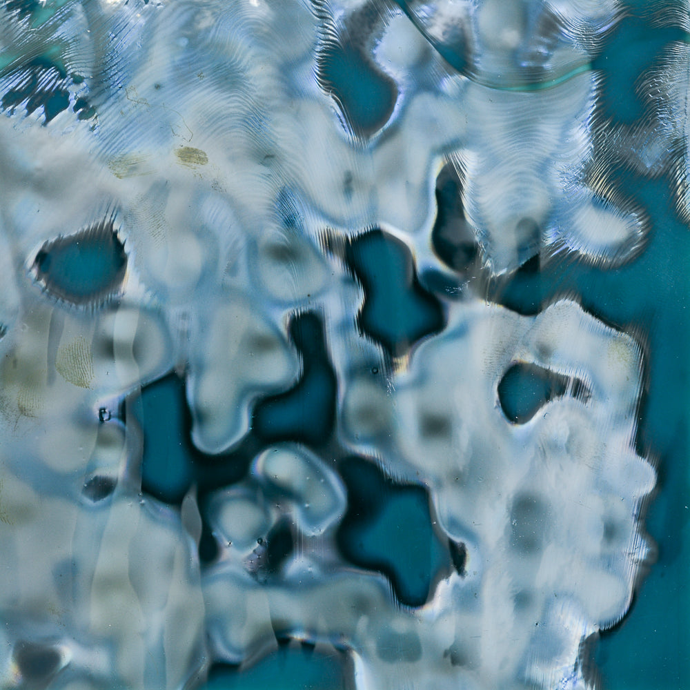 Patina Green Opalescent Mottle