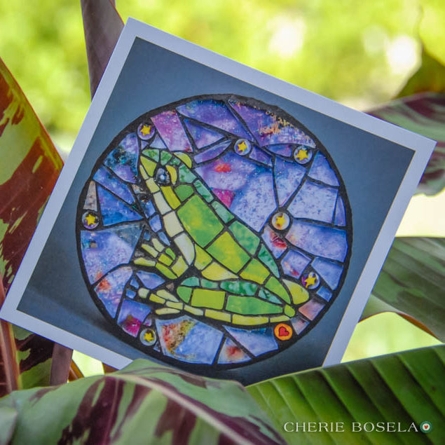 Frogger - Blank Greeting Card