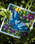 Blue Beauty - Blank Greeting Card