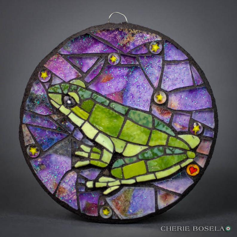 Frogger - Blank Greeting Card