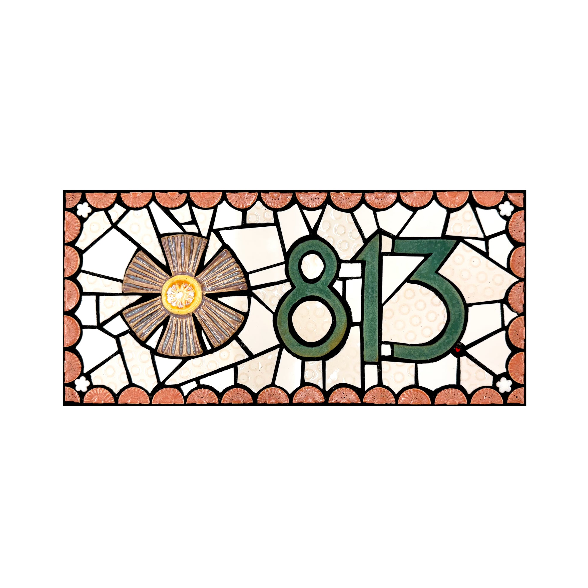 Mosaic Address Sign and handmade Tiles with Cherie Bosela -4-day  July 12-13 &amp; 19-20, 2025