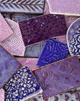 Purples - Handmade Ceramic Tile Scraps