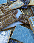 Blues - Handmade Ceramic Tile Scraps