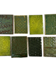 Greens - Handmade Ceramic Tile Scraps