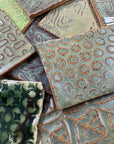 Greens - Handmade Ceramic Tile Scraps