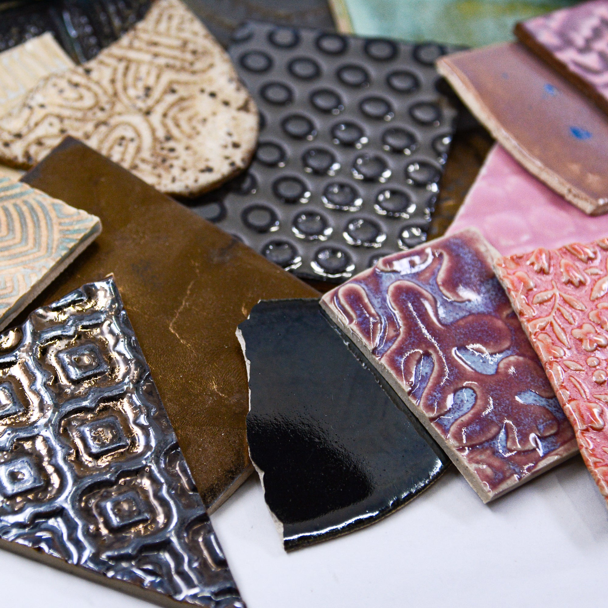 Mix and Match - Handmade Ceramic Tile Scraps