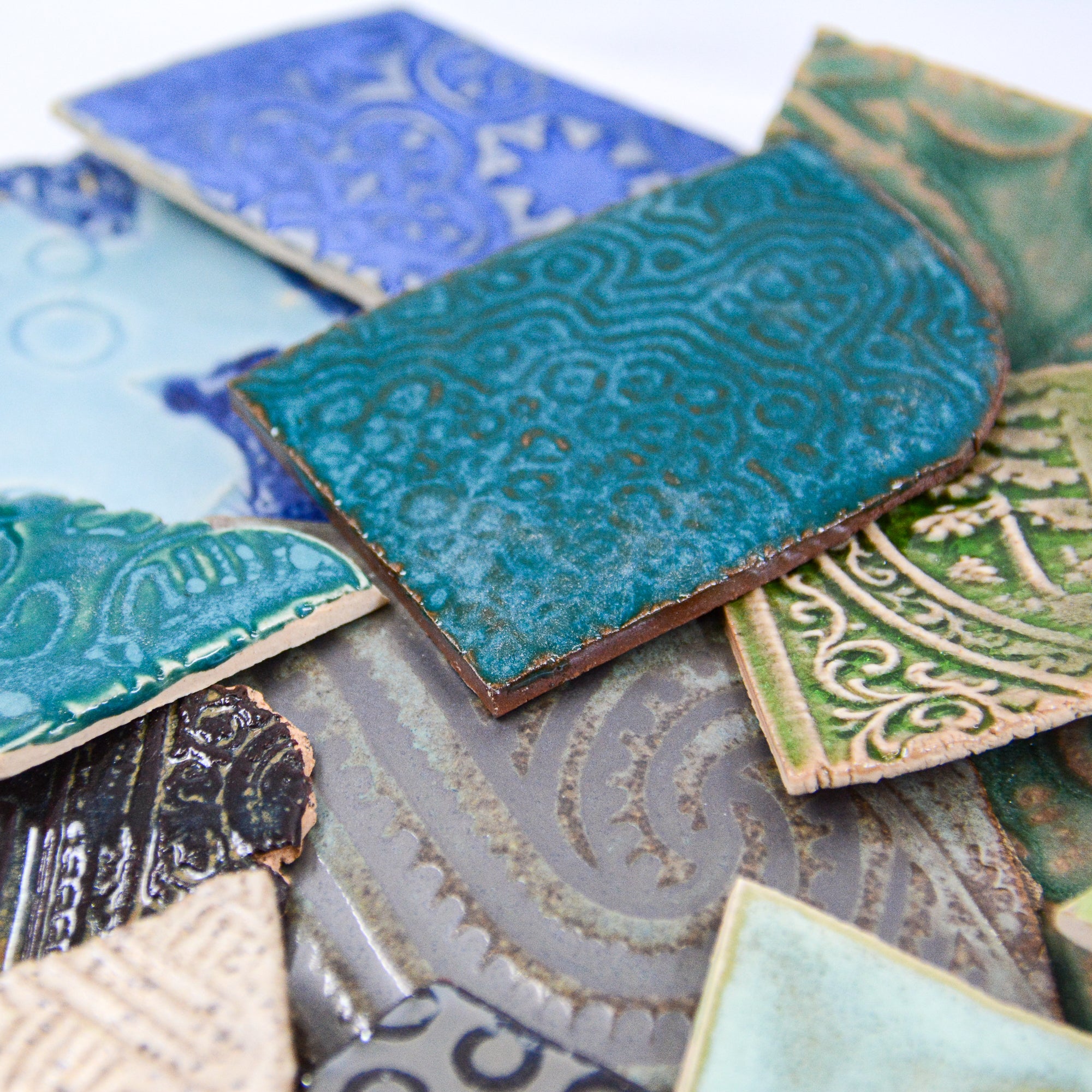 Mix and Match - Handmade Ceramic Tile Scraps