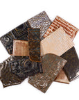 Browns and Tan - Handmade Ceramic Tile Scraps