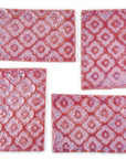 Pink Moroccan - 2x3in Handmade Ceramic Tiles