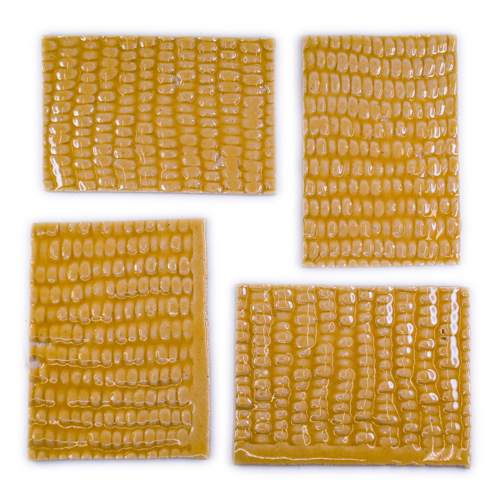 Yellow Corn on the Cob - 2x3in Handmade Ceramic Tiles
