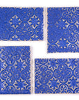 Blue Moroccan - 2x3in Handmade Ceramic Tiles
