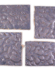 Purple Matisse  - 2x3in Handmade Ceramic Tiles
