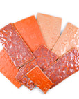 Orange - Handmade Ceramic Tile Scraps