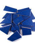 Pre-Cut Tile Scraps - Matte Sand Dark Blue