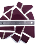 Pre-Cut Tile Scraps - Glossy Maroon