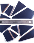 Pre-Cut Tile Scraps - Matte Midnight Blue