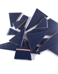 Pre-Cut Tile Scraps - Matte Midnight Blue