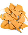 Pre-Cut Tile Scraps - Glossy Golden Yellow