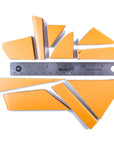 Pre-Cut Tile Scraps - Matte Golden Yellow
