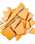 Pre-Cut Tile Scraps - Matte Golden Yellow