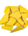 Pre-Cut Tile Scraps - Glossy Yellow