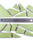 Pre-Cut Tile Scraps - Matte Light Green