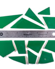 Pre-Cut Tile Scraps - Glossy Green
