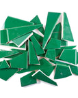 Pre-Cut Tile Scraps - Glossy Green