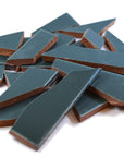 Pre-Cut Tile Scraps - Matte Forest Green