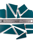 Pre-Cut Tile Scraps - Matte Dark Teal