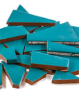 Pre-Cut Tile Scraps - Matte Teal