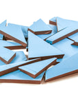 Pre-Cut Tile Scraps - Matte Sky Blue