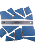 Pre-Cut Tile Scraps - Matte Sand Medium Blue