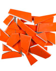 Pre-Cut Tile Scraps - Glossy Orange