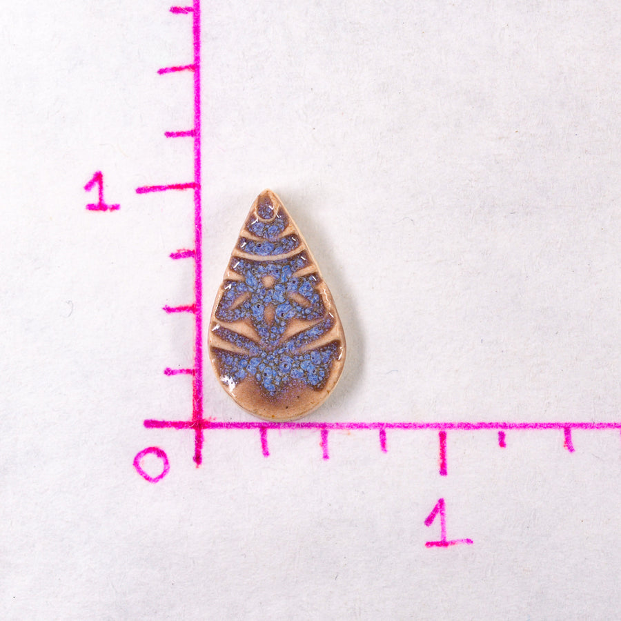 25mm Tear Drop - Handmade Ceramic tiles
