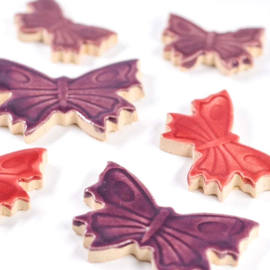 Butterflies - Handmade Ceramic tiles