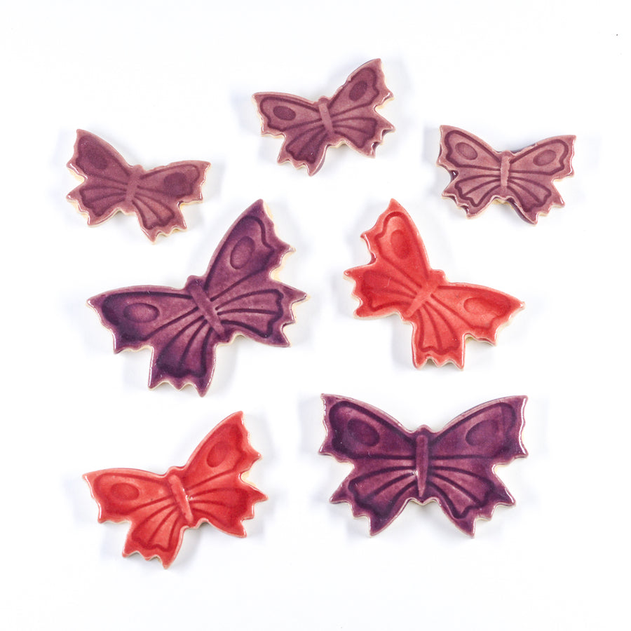 Butterflies - Handmade Ceramic tiles